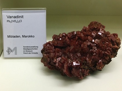 ドイツの鉱物博物館の展示物１
